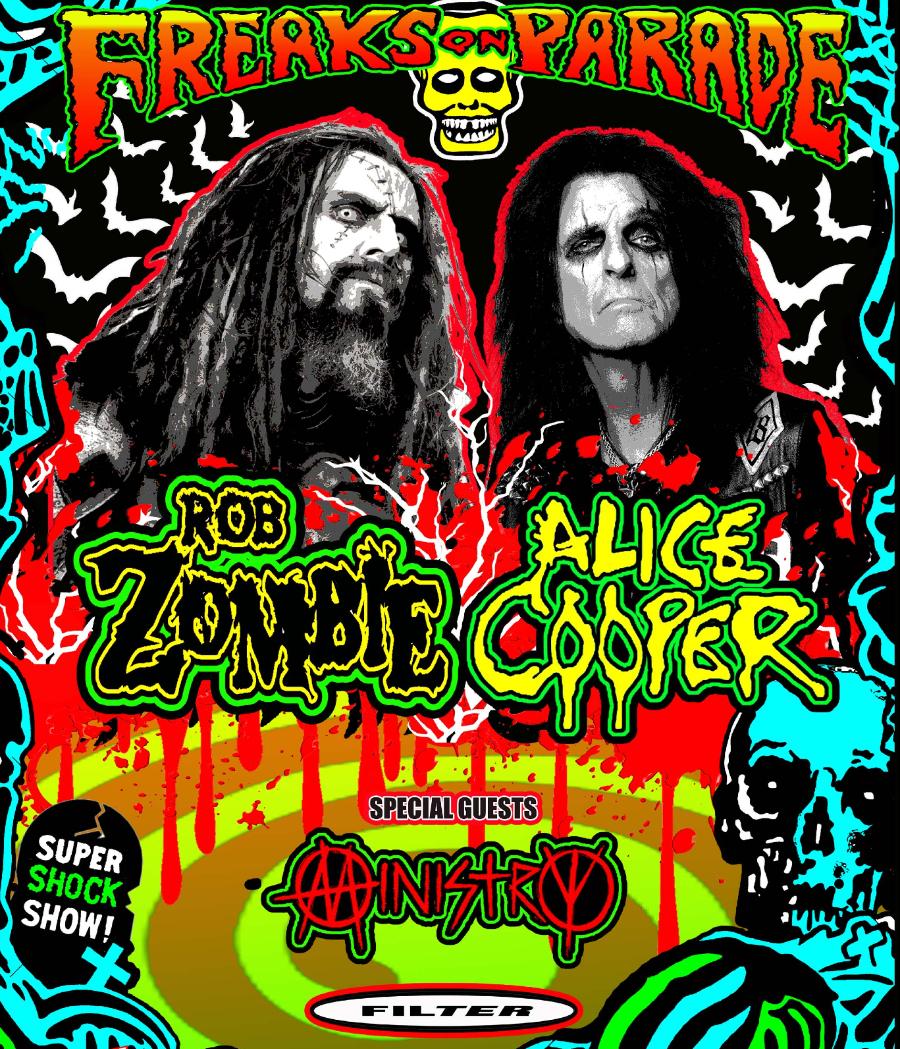Rob Zombie - Alice Cooper - Ministry - Filter @ Azura Amphitheatre