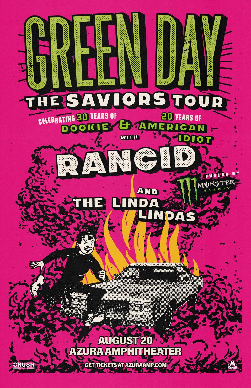 Green Day w/ Rancid & The Linda Lindas @ Azura Amphitheater
