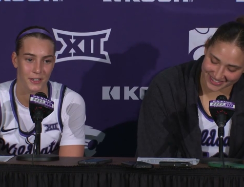 WATCH: Ayoka Lee comments on becoming K-State’s all-time leading scorer